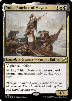 Magic: The Gathering - Commander: March of the Machine - Vona, Butcher of Magan - Normal