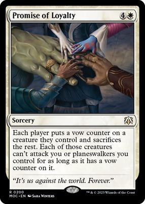 Magic: The Gathering - Commander: March of the Machine - Promise of Loyalty - Normal