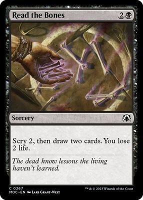 Magic: The Gathering - Commander: March of the Machine - Read the Bones - Normal