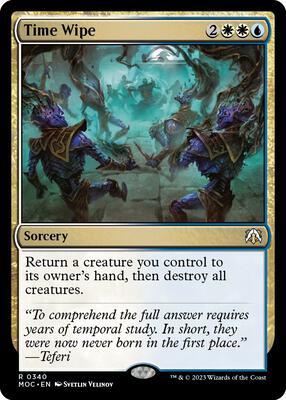 Magic: The Gathering - Commander: March of the Machine - Time Wipe - Normal