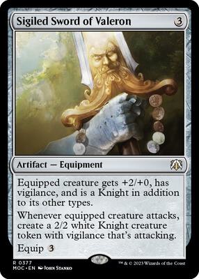 Magic: The Gathering - Commander: March of the Machine - Sigiled Sword of Valeron - Normal