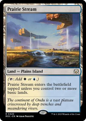 Magic: The Gathering - Commander: March of the Machine - Prairie Stream - Normal