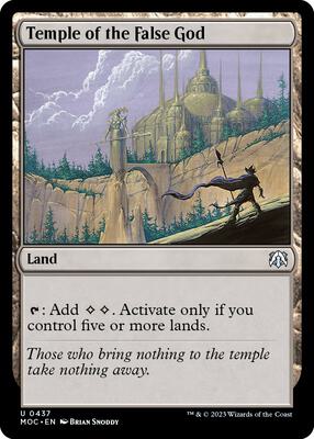 Magic: The Gathering - Commander: March of the Machine - Temple of the False God - Normal