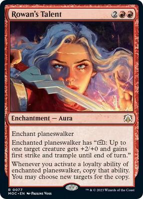 Magic: The Gathering - Commander: March of the Machine - Rowan's Talent - Normal