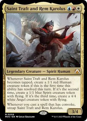 Magic: The Gathering - Commander: March of the Machine - Saint Traft and Rem Karolus - Normal