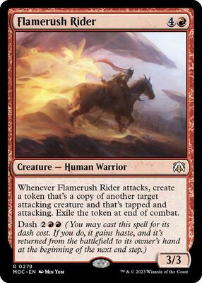 Magic: The Gathering - Commander: March of the Machine - Flamerush Rider - Normal