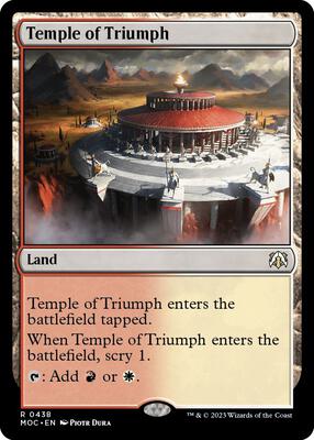 Magic: The Gathering - Commander: March of the Machine - Temple of Triumph - Normal