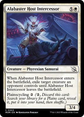 Magic: The Gathering - March of the Machine - Alabaster Host Intercessor - Normal