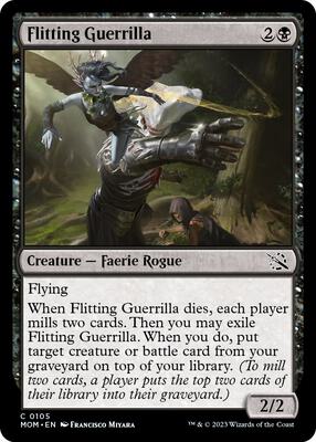 Magic: The Gathering - March of the Machine - Flitting Guerrilla - Foil