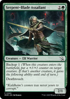 Magic: The Gathering - March of the Machine - Serpent-Blade Assailant - Normal