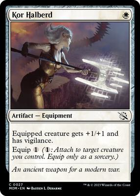 Magic: The Gathering - March of the Machine - Kor Halberd - Normal