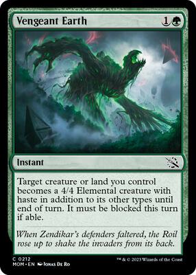 Magic: The Gathering - March of the Machine - Vengeant Earth - Normal