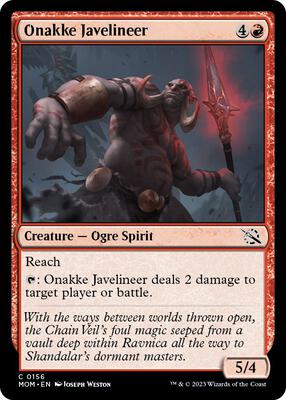 Magic: The Gathering - March of the Machine - Onakke Javelineer - Foil