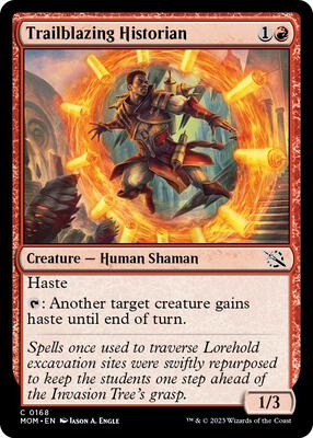 Magic: The Gathering - March of the Machine - Trailblazing Historian - Normal