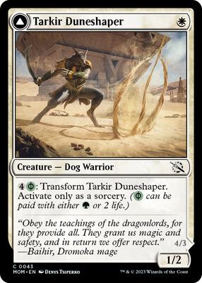 Magic: The Gathering - March of the Machine - Tarkir Duneshaper - Normal