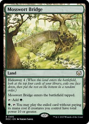 Magic: The Gathering - Commander: March of the Machine - Mosswort Bridge - Normal