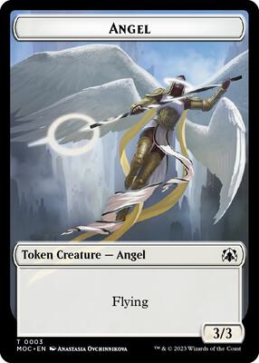 Magic: The Gathering - Commander: March of the Machine - Angel // Demon Double-Sided Token - Normal