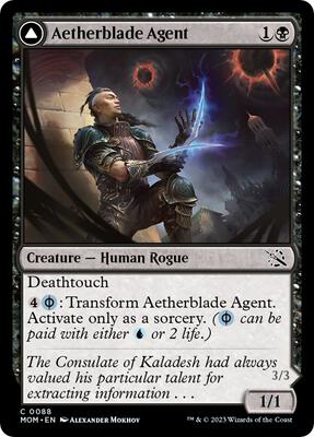 Magic: The Gathering - March of the Machine - Aetherblade Agent - Normal