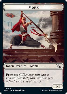 Magic: The Gathering - March of the Machine - Monk Token - Normal