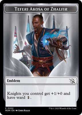 Magic: The Gathering - March of the Machine - Emblem - Teferi Akosa of Zhalfir - Normal