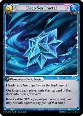 Grand Archive TCG - Fractured Crown - Deep Sea Fractal - 59 - Normal