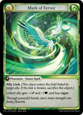 Grand Archive TCG - Fractured Crown - Mark of Fervor - 78 - Normal