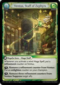Grand Archive TCG - Fractured Crown - Ventus, Staff of Zephyrs - 20 - Normal
