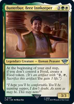 Magic: The Gathering - Universes Beyond: The Lord of the Rings: Tales of Middle-earth - Butterbur, Bree Innkeeper - Uncommon - Normal
