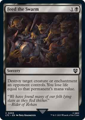 Magic: The Gathering - Commander: The Lord of the Rings: Tales of Middle-earth - Feed the Swarm - Common - Normal