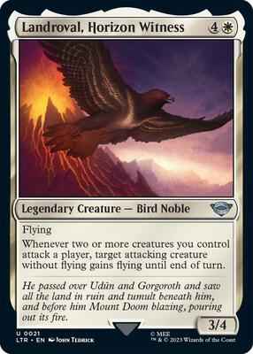 Magic: The Gathering - Universes Beyond: The Lord of the Rings: Tales of Middle-earth - Landroval, Horizon Witness - Uncommon - Normal
