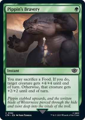 Magic: The Gathering - Universes Beyond: The Lord of the Rings: Tales of Middle-earth - Pippin's Bravery - Common - Normal