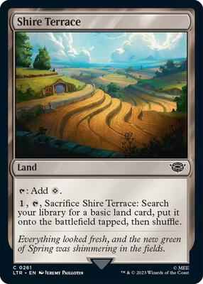 Magic: The Gathering - Universes Beyond: The Lord of the Rings: Tales of Middle-earth - Shire Terrace - Common - Normal