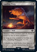 Magic: The Gathering - Universes Beyond: The Lord of the Rings: Tales of Middle-earth - Snarling Warg - Common - Normal