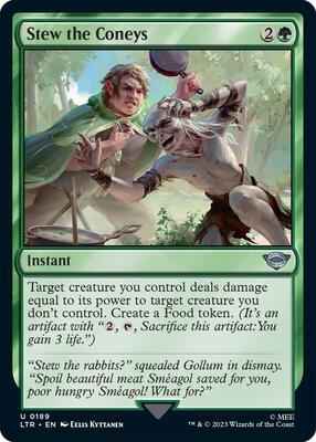 Magic: The Gathering - Universes Beyond: The Lord of the Rings: Tales of Middle-earth - Stew the Coneys - Uncommon - Normal