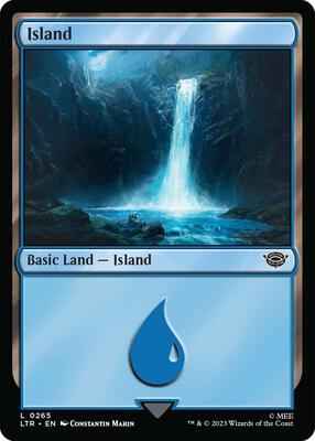Magic: The Gathering - Universes Beyond: The Lord of the Rings: Tales of Middle-earth - Island (0265) - Land - Normal
