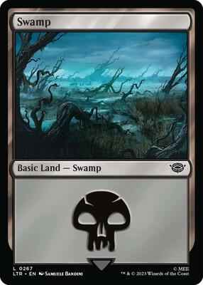 Magic: The Gathering - Universes Beyond: The Lord of the Rings: Tales of Middle-earth - Swamp (0267) - Land - Normal