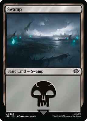 Magic: The Gathering - Universes Beyond: The Lord of the Rings: Tales of Middle-earth - Swamp (0266) - Land - Normal