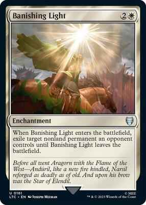 Magic: The Gathering - Commander: The Lord of the Rings: Tales of Middle-earth - Banishing Light - Uncommon - Normal