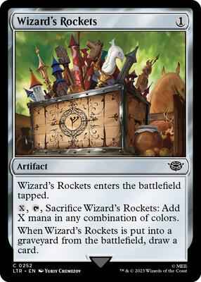 Magic: The Gathering - Universes Beyond: The Lord of the Rings: Tales of Middle-earth - Wizard's Rockets - Common - Normal