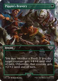 Magic: The Gathering - Universes Beyond: The Lord of the Rings: Tales of Middle-earth - Pippin's Bravery (Borderless) - Common - Normal