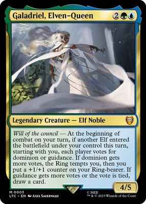 Magic: The Gathering - Commander: The Lord of the Rings: Tales of Middle-earth - Galadriel, Elven-Queen - Mythic - Foil