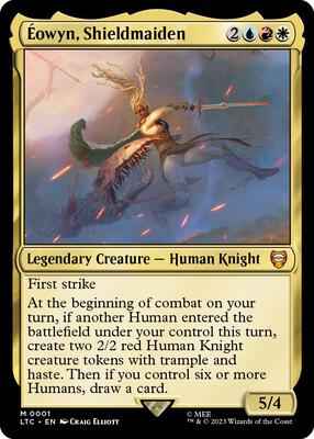 Magic: The Gathering - Commander: The Lord of the Rings: Tales of Middle-earth - Eowyn, Shieldmaiden - Mythic - Foil
