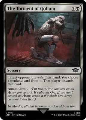 Magic: The Gathering - Universes Beyond: The Lord of the Rings: Tales of Middle-earth - The Torment of Gollum - Common - Normal