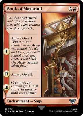 Magic: The Gathering - Universes Beyond: The Lord of the Rings: Tales of Middle-earth - Book of Mazarbul - Uncommon - Normal