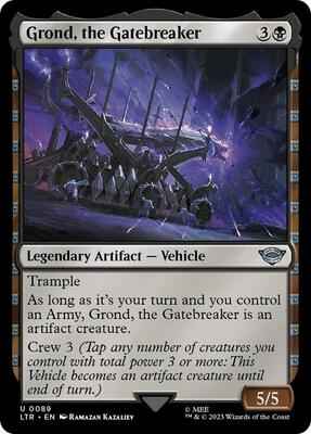 Magic: The Gathering - Universes Beyond: The Lord of the Rings: Tales of Middle-earth - Grond, the Gatebreaker - Uncommon - Normal
