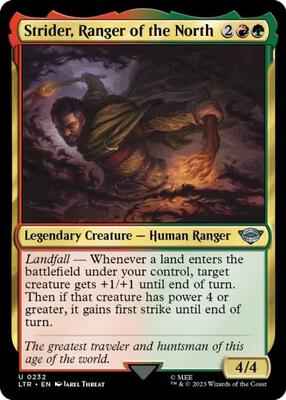 Magic: The Gathering - Universes Beyond: The Lord of the Rings: Tales of Middle-earth - Strider, Ranger of the North - Uncommon - Normal