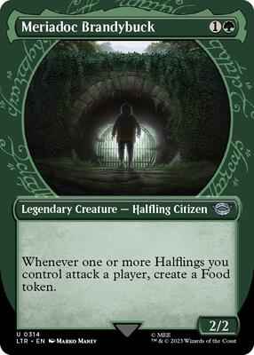 Magic: The Gathering - Universes Beyond: The Lord of the Rings: Tales of Middle-earth - Meriadoc Brandybuck (Showcase) - Uncommon - Normal
