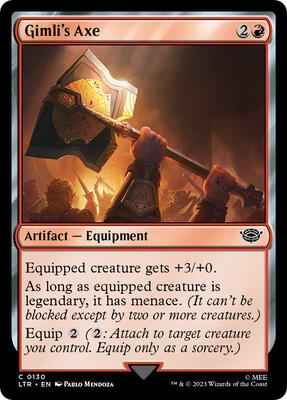 Magic: The Gathering - Universes Beyond: The Lord of the Rings: Tales of Middle-earth - Gimli's Axe - Common - Normal