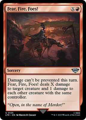 Magic: The Gathering - Universes Beyond: The Lord of the Rings: Tales of Middle-earth - Fear, Fire, Foes! - Uncommon - Normal