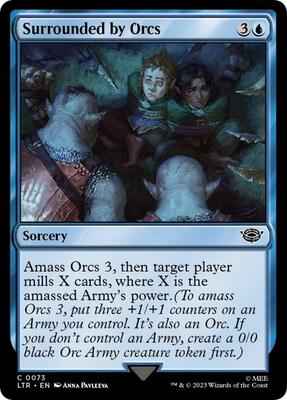 Magic: The Gathering - Universes Beyond: The Lord of the Rings: Tales of Middle-earth - Surrounded by Orcs - Common - Normal